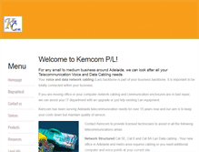 Tablet Screenshot of kemcom.com.au